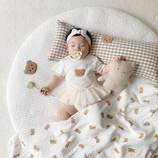Cute Round Non-slip Baby Crawling Mat for Kids' Room
