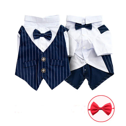 Simple Fashionable Pet Dog Shirt Suit
