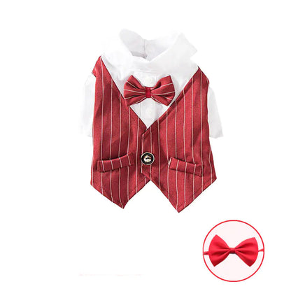 Simple Fashionable Pet Dog Shirt Suit